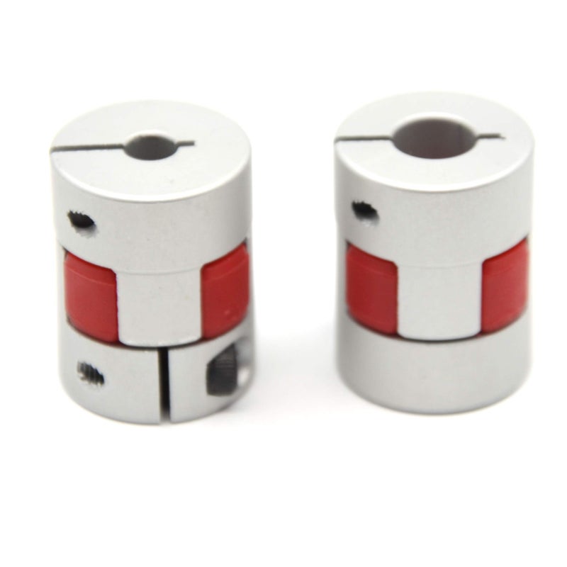 Befenybay 2PCS 5mm to 8mm Aluminium Plum Flexible Shaft Coupling D20 L25 Connector Flexible Coupler for CNC Machine and Servo Stepped Motorï¼ˆ5x8mmï¼‰ - Image 5